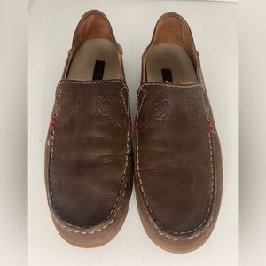 Women’s Olukai Dark Java Nohea Nubuck Slip On Sz 8